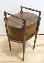 WALNUT TELEPHONE STAND