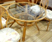 RATTAN DINETTE SET