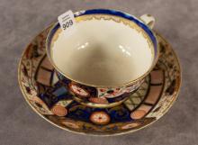 EARLY DERBY CUP AND SAUCER