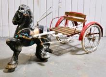 PEDAL HORSE & CART