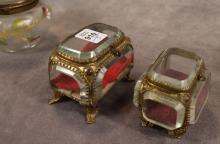 FIVE TRINKET BOXES