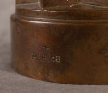 MASONIC COPPER JELLY MOULD