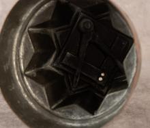 MASONIC COPPER JELLY MOULD