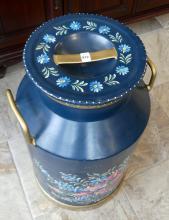 PAINTED MILK CAN