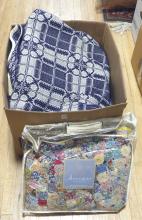 BOX LOT OF TEXTILES