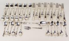 INTERNATIONAL "WILD ROSE" STERLING FLATWARE