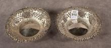 PAIR OF STERLING BOWLS
