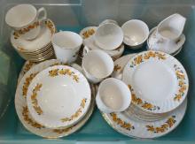 BIN LOT OF DINNERWARE