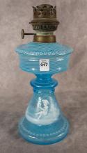 MARY GREGORY OIL LAMP
