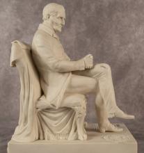 19TH CENTURY "DUKE OF WELLINGTON" PARIAN FIGURE