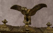 ELABORATE BRASS STANDISH