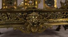 ELABORATE BRASS STANDISH
