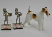 BESWICK DOG AND ITALIAN FIGURES