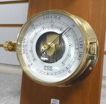SHIP'S CLOCK AND BAROMETER