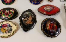 LACQUER AND ENAMEL JEWELLERY