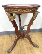 ANTIQUE FRENCH LAMP TABLE