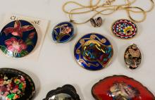 LACQUER AND ENAMEL JEWELLERY