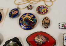 LACQUER AND ENAMEL JEWELLERY