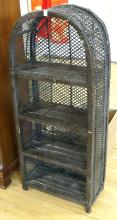 VINTAGE WICKER SHELF
