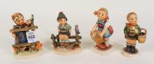 FOUR HUMMEL FIGURINES