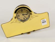 VINTAGE REARVIEW CAR MIRROR WITH CLOCK