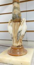 ALABASTER "BIRD" TABLE LAMP