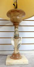 ALABASTER "BIRD" TABLE LAMP