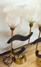 PAIR OF MCM TABLE LAMPS