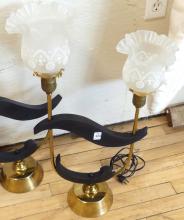 PAIR OF MCM TABLE LAMPS