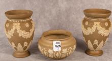 DOULTON LAMBETH VASES AND PLANTER