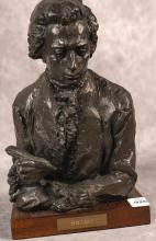 COLD CAST BRONZE "MOZART" SCULPTURE