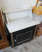 MARBLE TOP WASHSTAND