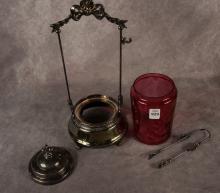 CRANBERRY PICKLE CRUET
