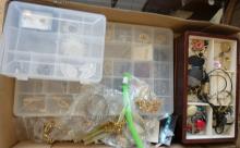 TWO BOXES OF FASHION JEWELLERY