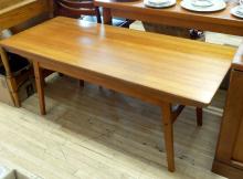 TEAK REFECTORY COFFEE TABLE
