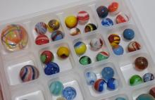 COLLECTION OF MARBLES