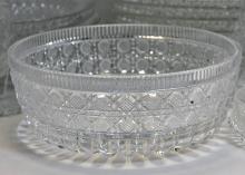 CRYSTAL BOWLS AND PLATES