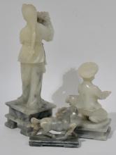 CHINESE SOAPSTONE SCULPTURES