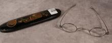 VICTORIAN STERLING SPECTACLES WITH CASE
