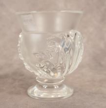 LALIQUE CRYSTAL VASE