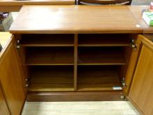 TEAK CONSOLE CABINET