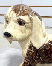 VETERAN ARTS CERAMIC DOG SCULPTURE