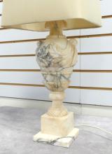 ITALIAN ALABASTER TABLE LAMP