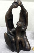 TWO FIGURAL SCULPTURES