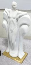 TWO FIGURAL SCULPTURES