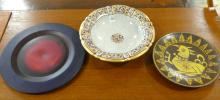 TWO PLATES AND BOWL