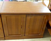 TEAK CONSOLE CABINET