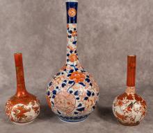 THREE ASIAN PORCELAIN VASES