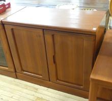 TEAK CONSOLE CABINET