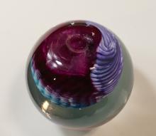 FOUR ART GLASS PAPERWEIGHTS